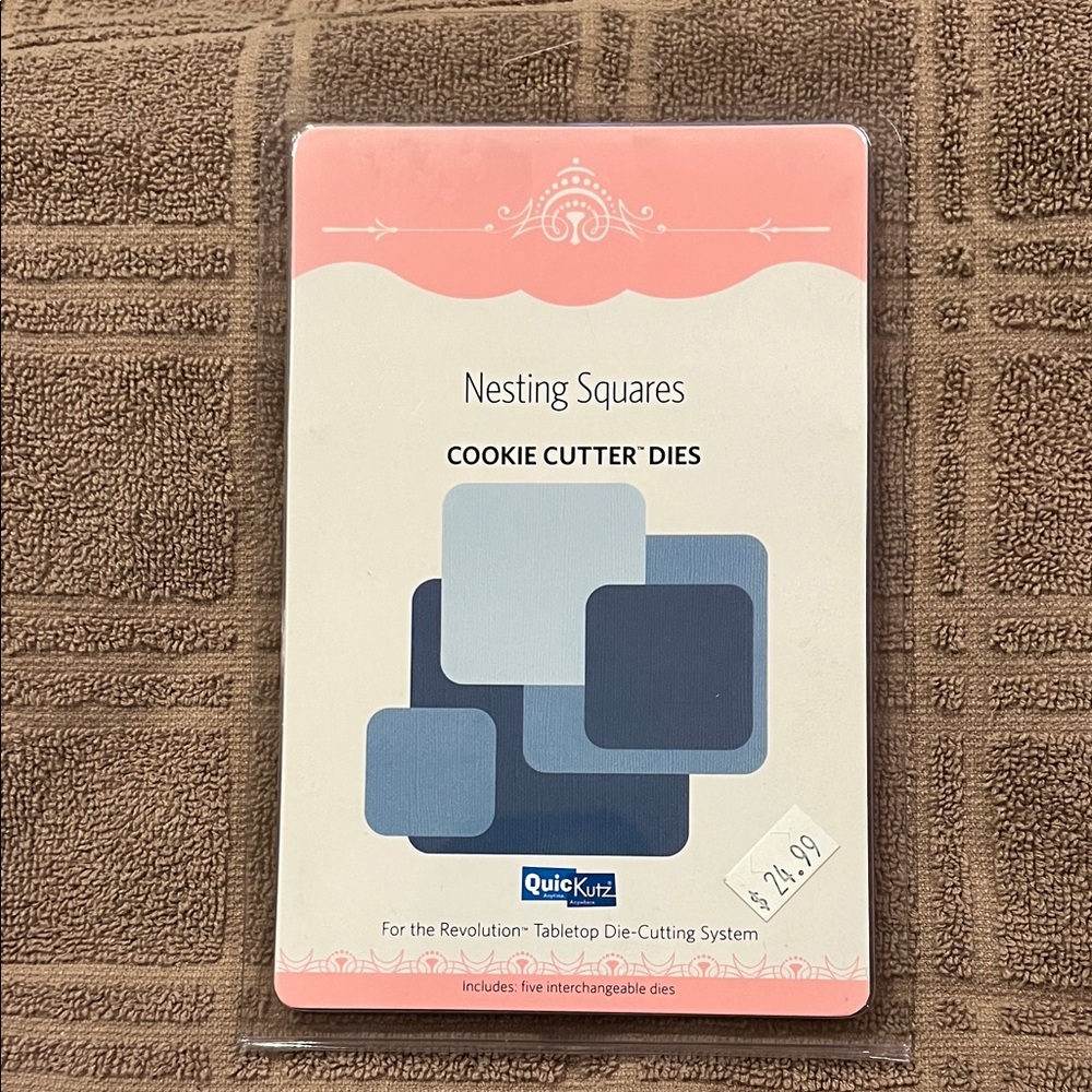 NEW QuicKutz Nesting is Squares Cookie Cutter Dies set of 5 Lifestyle Crafts